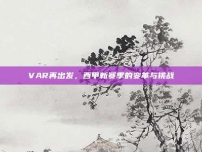 VAR再出发，西甲新赛季的变革与挑战