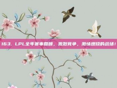 163. LPL全年赛事回顾，激烈竞争，激情燃烧的战场！