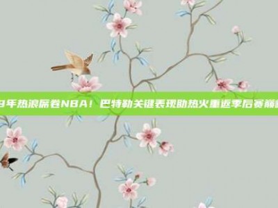 29年热浪席卷NBA！巴特勒关键表现助热火重返季后赛巅峰！