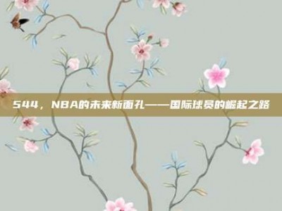 544，NBA的未来新面孔——国际球员的崛起之路