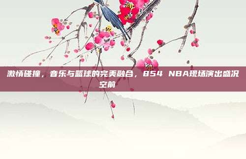 激情碰撞，音乐与篮球的完美融合，854 NBA现场演出盛况空前🎶🏀